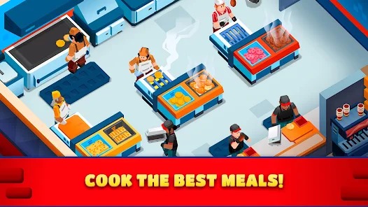 Idle Burger Empire Tycoon Game